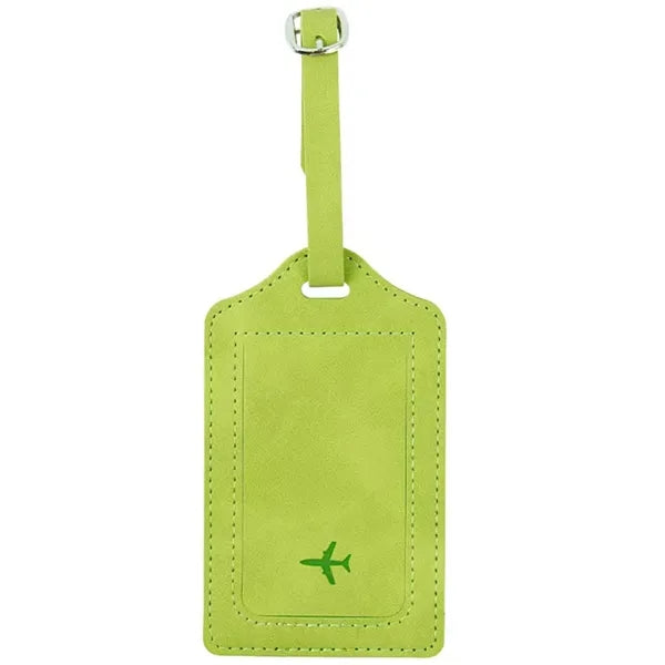PU Leather Privacy Luggage Tag Identity Security Protection
