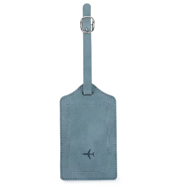PU Leather Privacy Luggage Tag Identity Security Protection