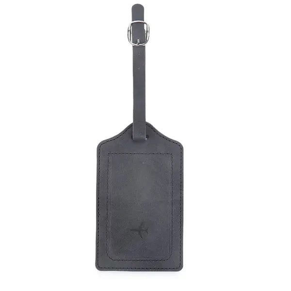 PU Leather Privacy Luggage Tag Identity Security Protection