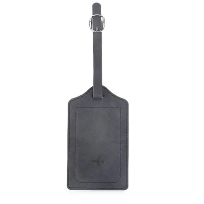 PU Leather Privacy Luggage Tag Identity Security Protection