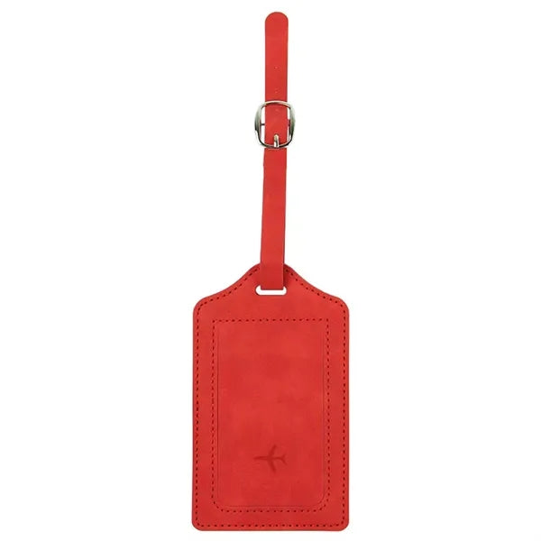 PU Leather Privacy Luggage Tag Identity Security Protection