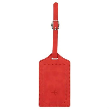 PU Leather Privacy Luggage Tag Identity Security Protection