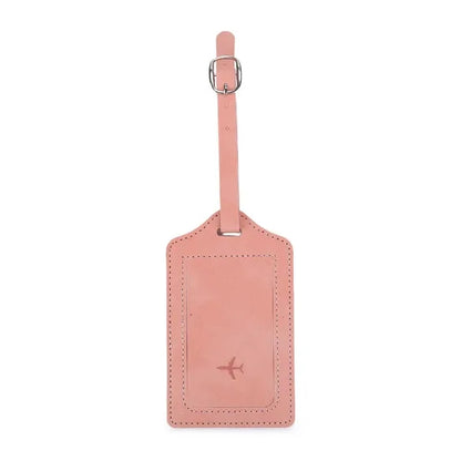 PU Leather Privacy Luggage Tag Identity Security Protection