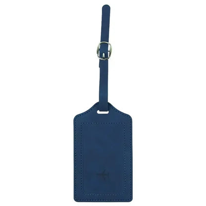 PU Leather Privacy Luggage Tag Identity Security Protection