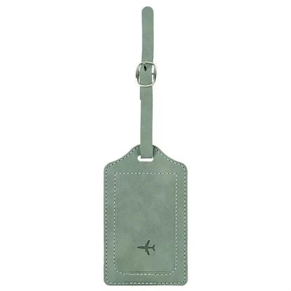PU Leather Privacy Luggage Tag Identity Security Protection