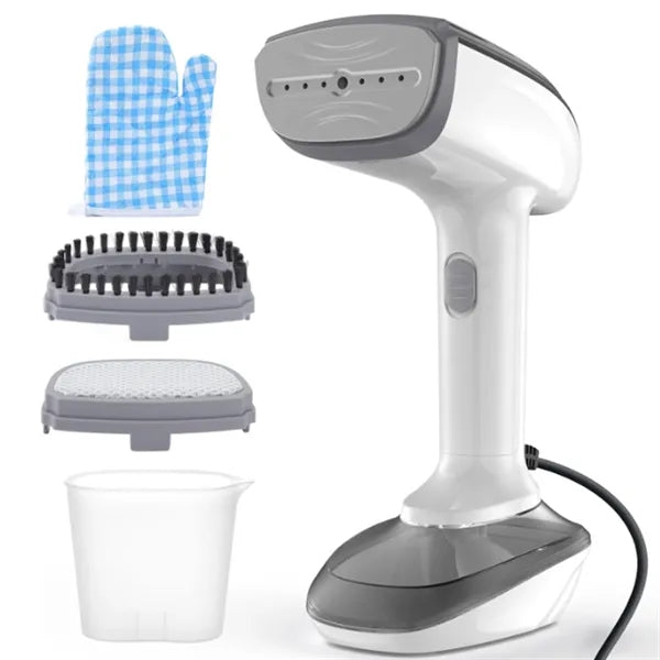 Powerful Portable Handheld Garment Steamer Fabric Brush Kit