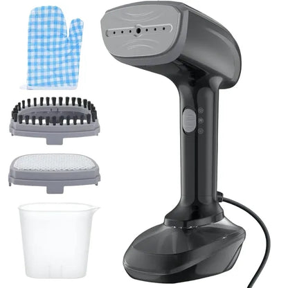 Powerful Portable Handheld Garment Steamer Fabric Brush Kit