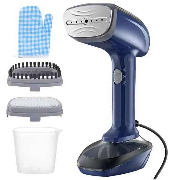 Powerful Portable Handheld Garment Steamer Fabric Brush Kit