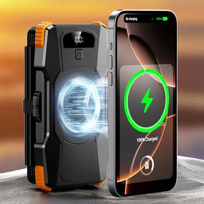 Portable Car Jump Starter & Power Bank with LED Light