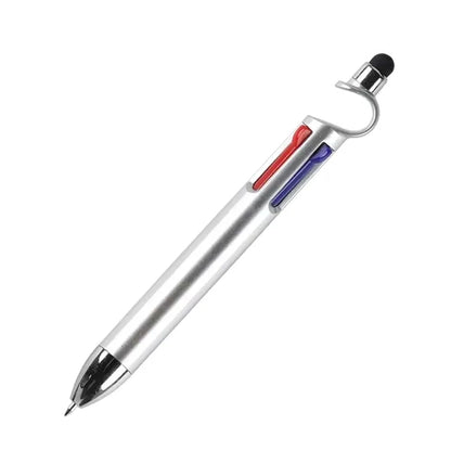 Multifunction 4 in 1 Pen with Stylus Stand  Logo Print