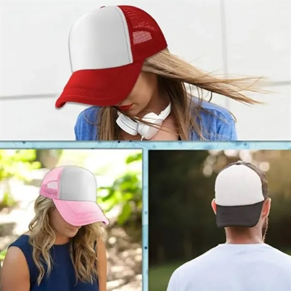 Customizable Foam Front Mesh Back Trucker Hat