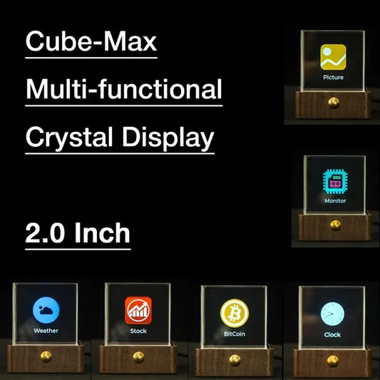 Crystal LED Clock Display