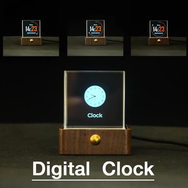 Crystal LED Clock Display