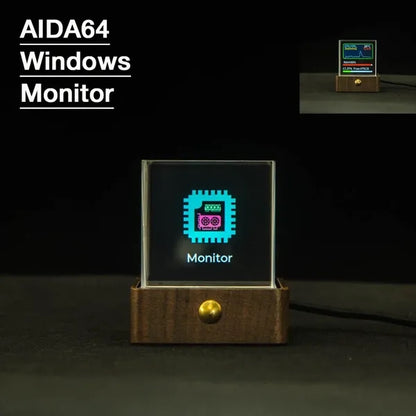 Crystal LED Clock Display