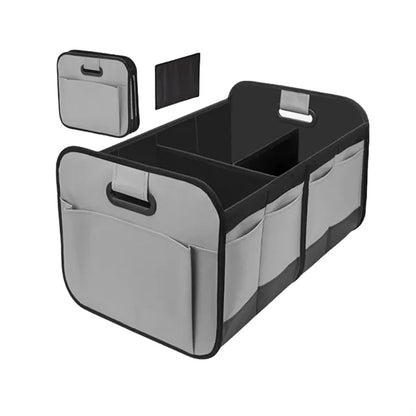 65L Collapsible Multi Compartment Car Organizer Foldable Bag