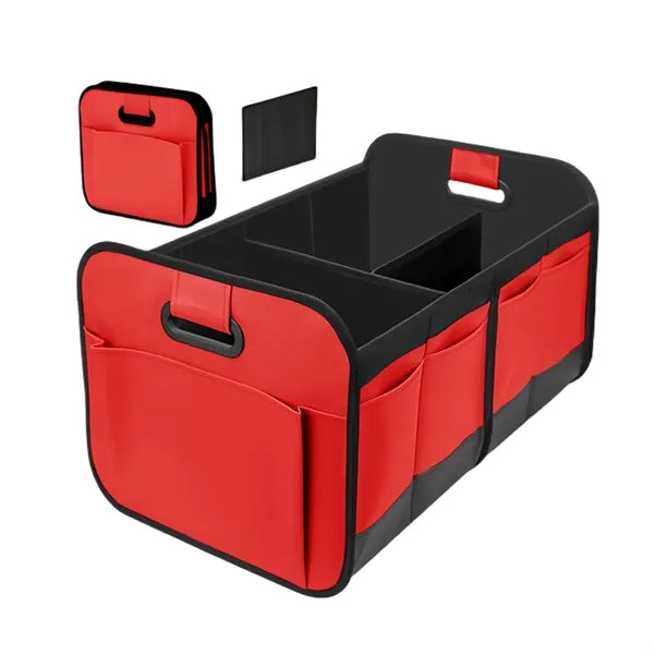 65L Collapsible Multi Compartment Car Organizer Foldable Bag