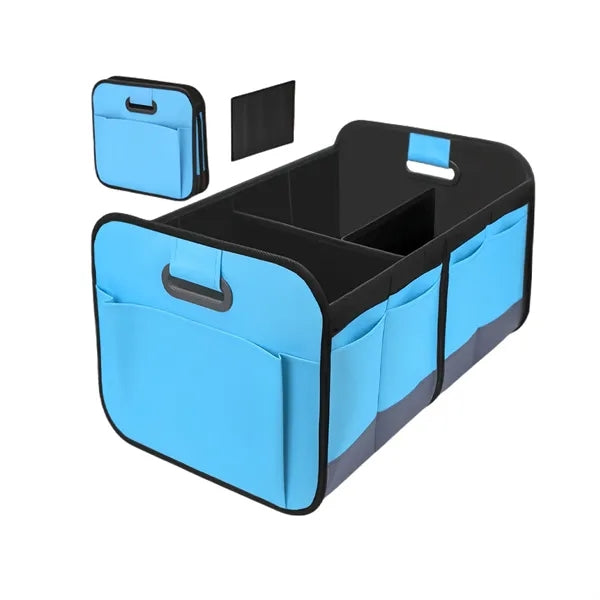 65L Collapsible Multi Compartment Car Organizer Foldable Bag