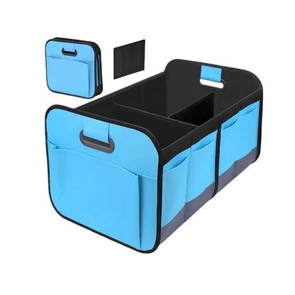 65L Collapsible Multi Compartment Car Organizer Foldable Bag