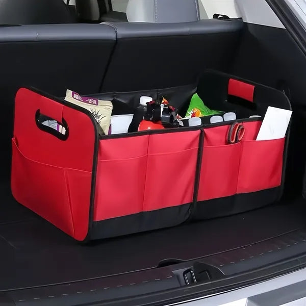 65L Collapsible Multi Compartment Car Organizer Foldable Bag