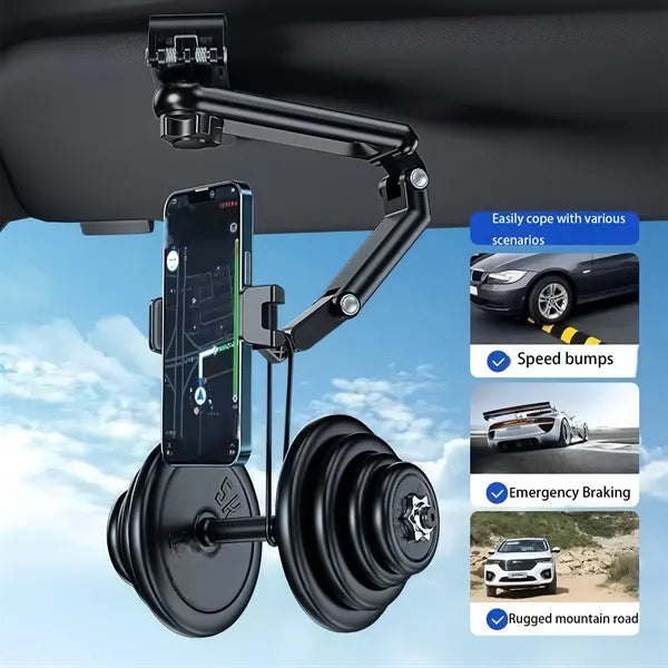 Universal Sun Visor Car Phone Holder GPS Mount Clip
