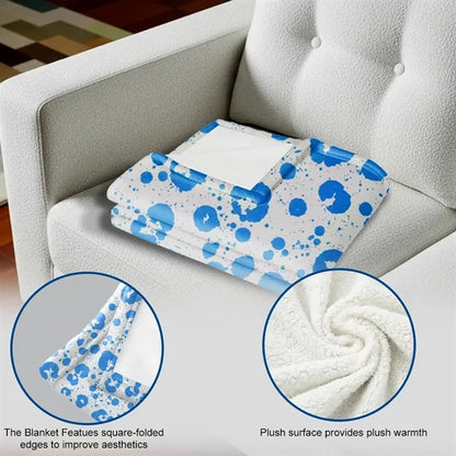 Custom Promo Fleece Blanket 50" X 60" (Ocean)
