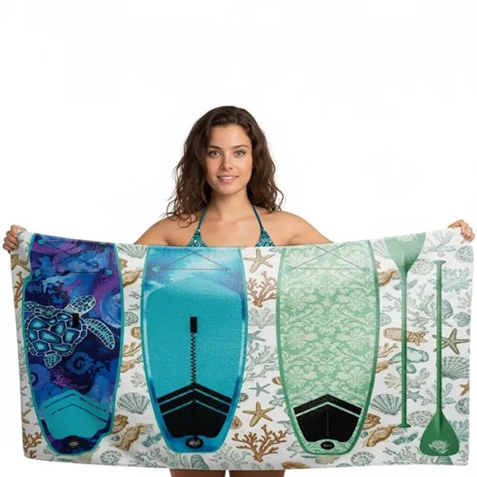 Dye-Sublimation Velour Beach Towel ( 32'' X 70'')