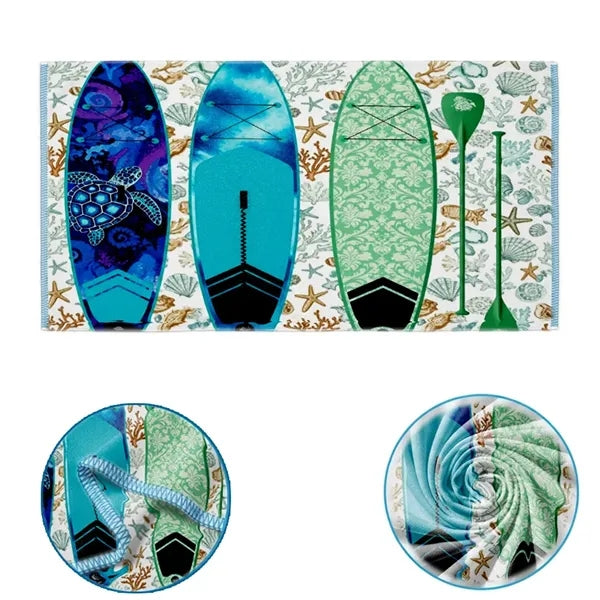 Dye-Sublimation Velour Beach Towel ( 32'' X 70'')