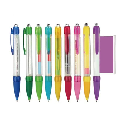 Pull-Out Banner Pen with Retractable Ad Insert