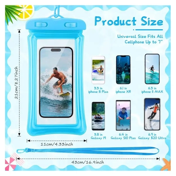 Multicolor Universal Waterproof Phone Pouch