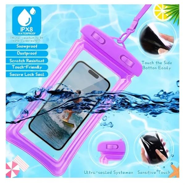 Multicolor Universal Waterproof Phone Pouch
