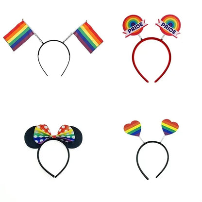 Rainbow Pride Headband LGBTQ Accessories