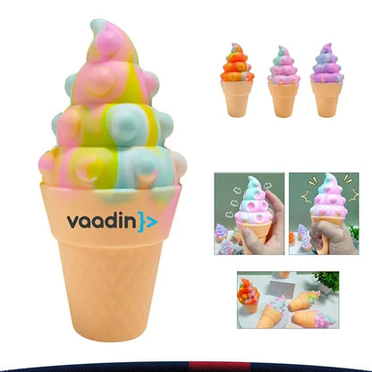 Stress RelieverPU Ice Cream Squishy Toy