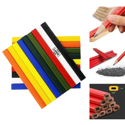 Full Color Octagonal Calibration Carpenter Pencil