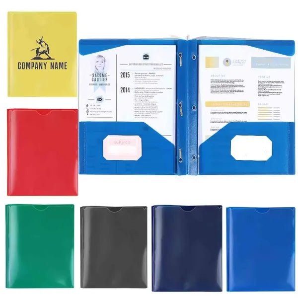 Plastic Folders with 2 Pocket