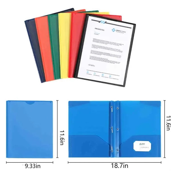 Plastic Folders with 2 Pocket
