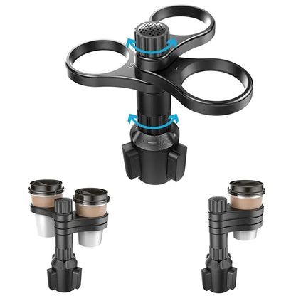 ABS 3 in 1 Adjustable Car Cup Holder