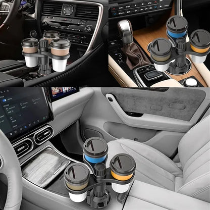 ABS 3 in 1 Adjustable Car Cup Holder