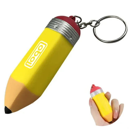 PU Foam Pencil Shape Stress Reliever Toy Keychain