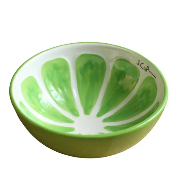 8oz Fruit Design Ceramic Cereal Bowls