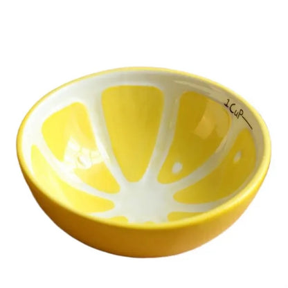 8oz Fruit Design Ceramic Cereal Bowls