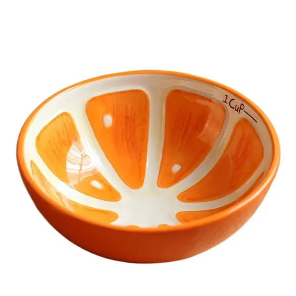 8oz Fruit Design Ceramic Cereal Bowls