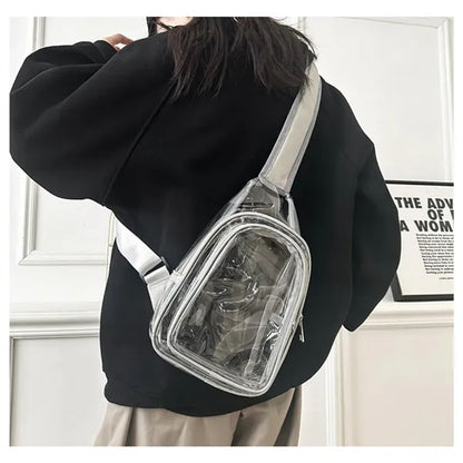 PVC Crossbody Shoulder Bag for Events and Activities