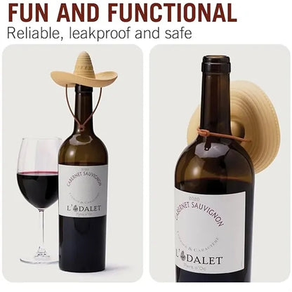 Silicone Sombrero Wine Stopper