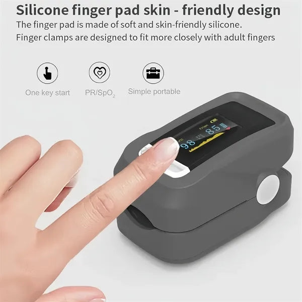 Portable OLED Finger Pulse Oximeter Heart Rate Monitor
