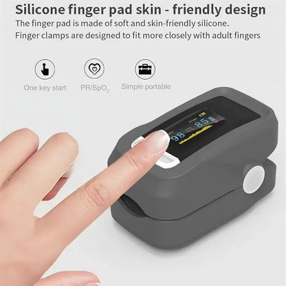 Portable OLED Finger Pulse Oximeter Heart Rate Monitor