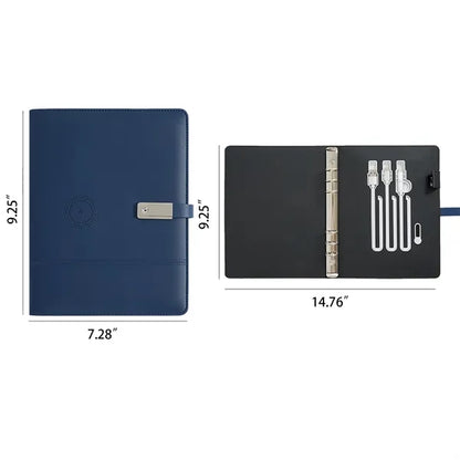 A5 Multi Function Charging Notebook 8000mAh Power Bank
