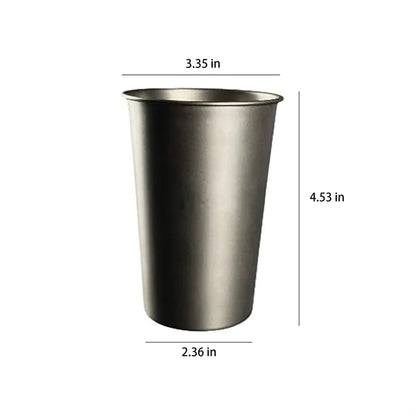 Titanium-Coated Stainless Steel Cup for Outdoor & Travel