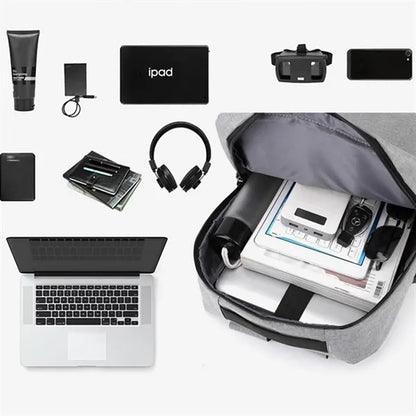 3 Piece USB Charging Backpack Set For Business And School