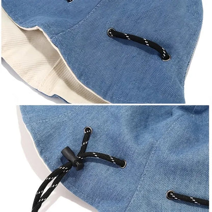 Reversible Fisherman Adjustable Drawstring And Crossbody Bag