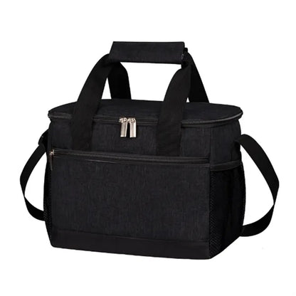 Oxford Insulated Cooler Lunch Bag For Outdoor Travel Picnic